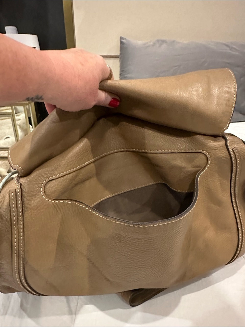 Chlóe large Marcie Hobo Shoulder Bag - Picture 4 of 11